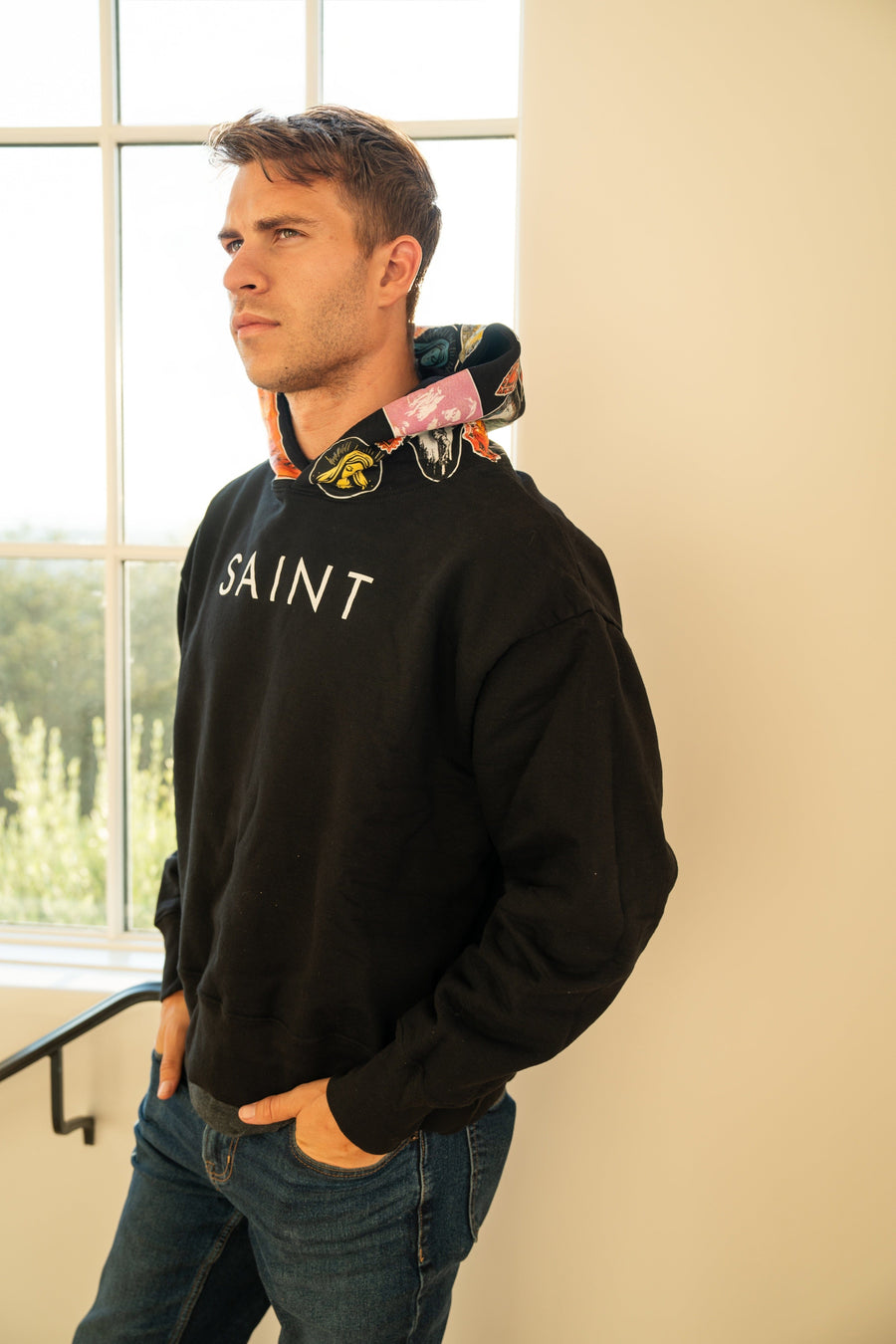 Multicolor Streetart UniSexed Hoodie
