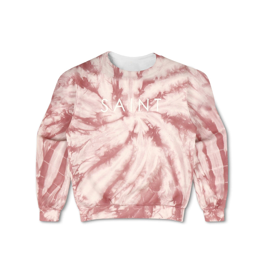 SAINT Crewneck Tie Dye Pink